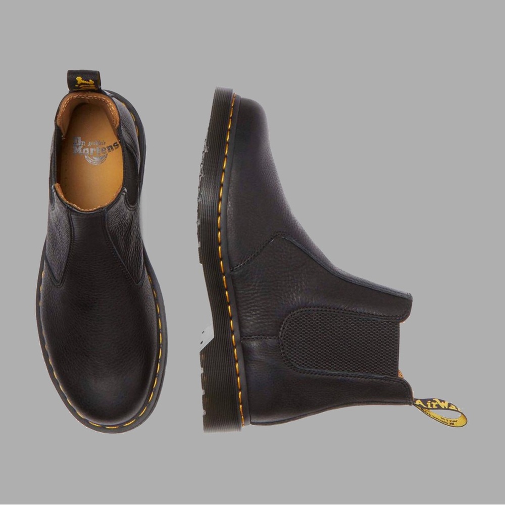 2976 Ambassador Leather Chelsea Boots Women, Men Black — Ambassador DRMARTENS